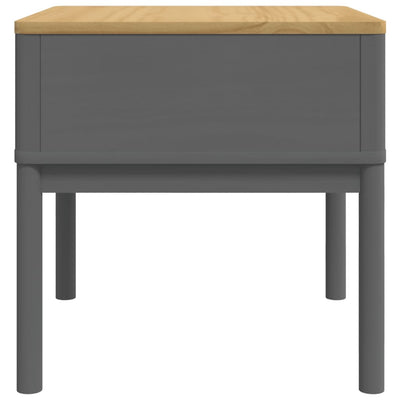 Konsolipöytä FLORO harmaa 55x55x54 cm täysi mänty