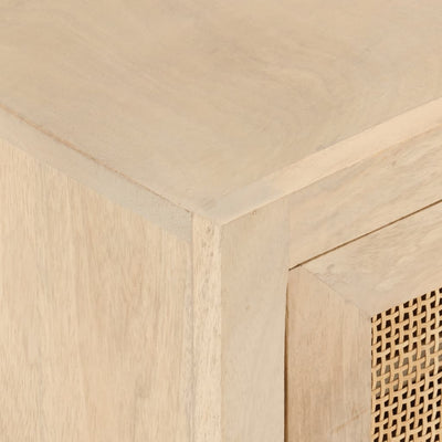 TV-taso 110x30x40 cm täysi mangopuu ja rauta
