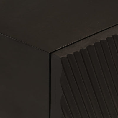 Musta konsolipöytä Shirley 90x30x76cm (mangopuu ja rauta)