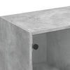 Kirjahylly ovilla betoninharmaa 136x37x109 cm tekninen puu