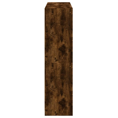 Kirjahylly ovilla savutammi 136x37x142 cm tekninen puu