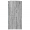 Kirjahylly ovilla harmaa Sonoma 204x37x75 cm tekninen puu