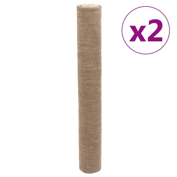 Juuttirullat 2 kpl 1x50 m 100% juutti 200 gsm