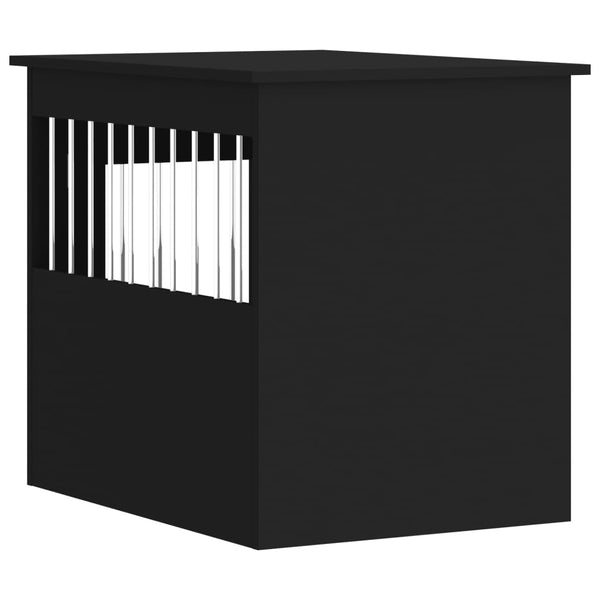 Musta koiranhäkki/kaluste Lebada 55x75x65cm (puinen)