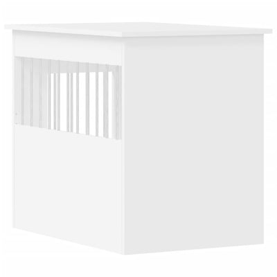 Valkoinen koiranhäkki/kaluste Lebada 55x80x68cm (puinen)