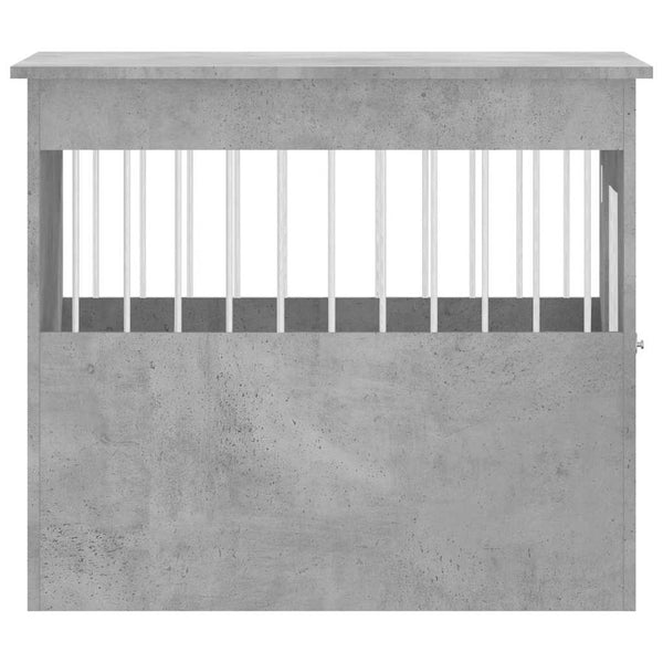 Betoninharmaa koiranhäkki/kaluste Lebada 55x80x68cm (puinen)