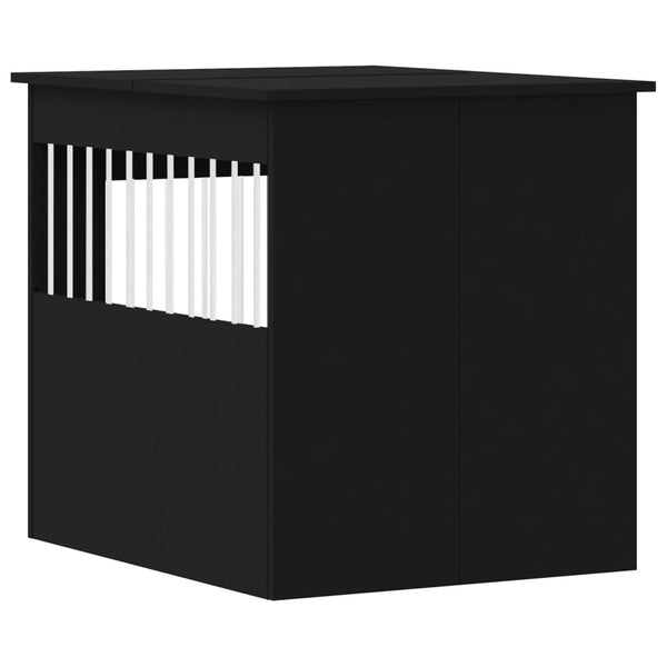 Musta koiranhäkki/kaluste Lebada 64,5x80x71cm (puinen)