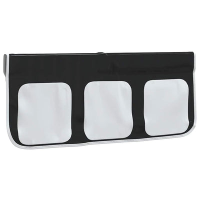 Mustavalkoinen parvisängyn verhot Karolyn (polyesteri)