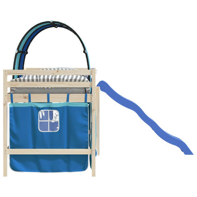 Sininen parvisängyn verhot Guinea (tunnelilla polyesteri)