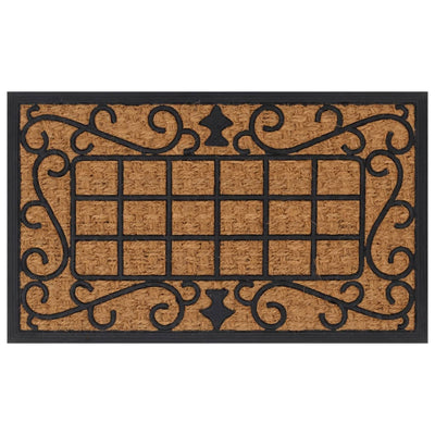 Ovimatto suorakaide Aleexa 45x75cm (kumi ja kookos)