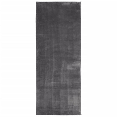 Matto HUARTE lyhytnukkainen ja pestävä antrasiitti 80x200 cm