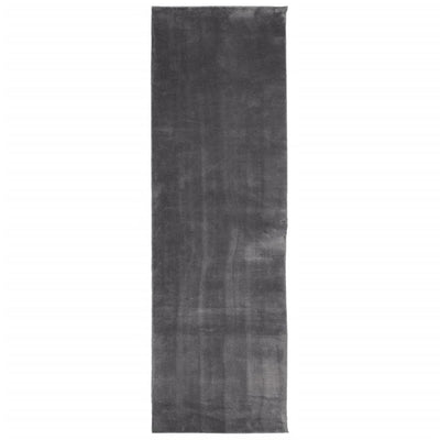 Antrasiitti matto huarde lyhytnukkainen ja pestävä Jelimir 80x250cm