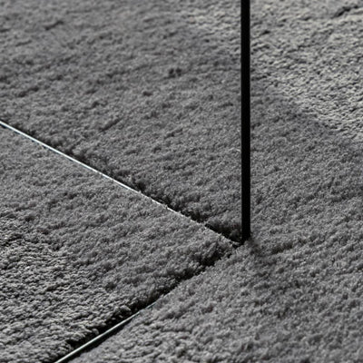 Antrasiitti matto huarde lyhytnukkainen ja pestävä Jelimir Ø 160cm