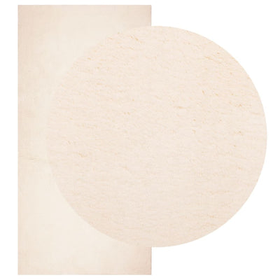 Beige matto huarde Jelimir 100x200cm (lyhytnukkainen ja pestävä)