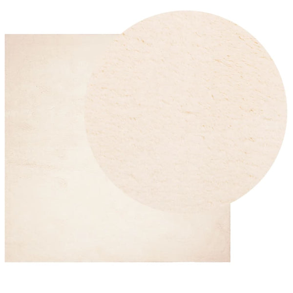 Matto HUARTE lyhytnukkainen ja pestävä beige 240x240 cm