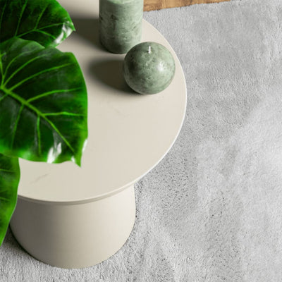 Harmaa matto huarde lyhytnukkainen ja pestävä Jelimir 80x250cm