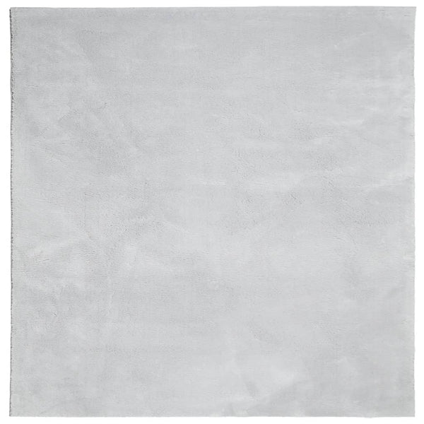 Matto HUARTE lyhytnukkainen ja pestävä harmaa 120x120 cm