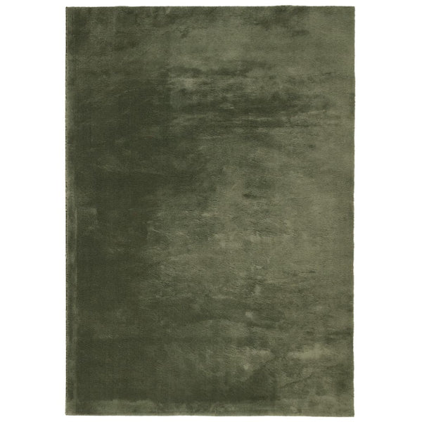 Matto HUARTE lyhytnukkainen ja pestävä metsänvihreä 160x230 cm