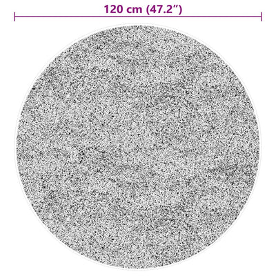 Matto HUARTE lyhytnukkainen ja pestävä metsänvihreä Ø 120 cm