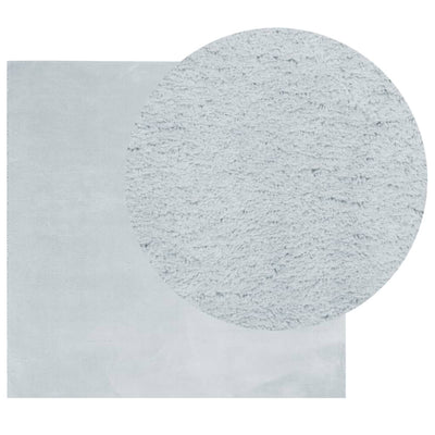 Sininen matto huarte lyhytnukkainen ja pestävä Jelimir 200x200cm