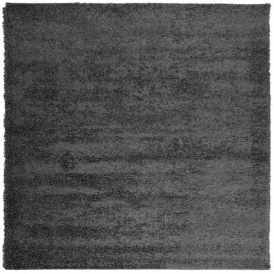 Pörrömatto PAMPLONA korkeanukka moderni antrasiitti 200x200 cm