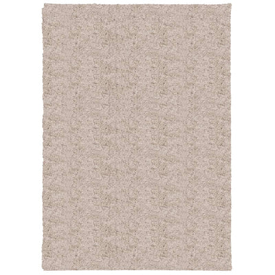 Pörrömatto PAMPLONA korkeanukka moderni beige 120x170 cm