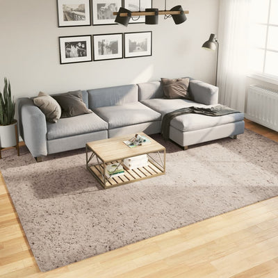 Pörrömatto PAMPLONA korkeanukka moderni 240x340 cm beige