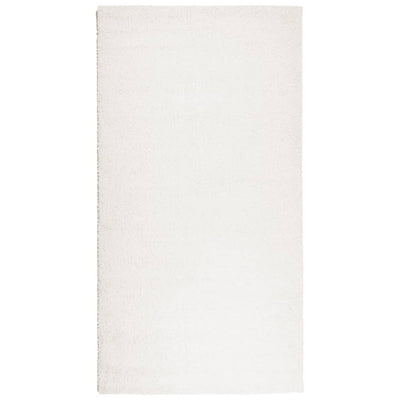 Pörrömatto PAMPLONA korkeanukka moderni kerma 80x150 cm