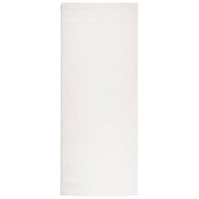 Pörrömatto PAMPLONA korkeanukka moderni kerma 80x200 cm