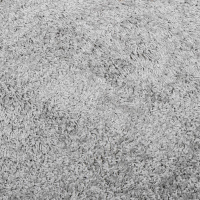 Pörrömatto korkeanukkainen moderni 60x110 cm harmaa