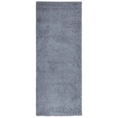 Pörrömatto PAMPLONA korkeanukka moderni sininen 80x200 cm