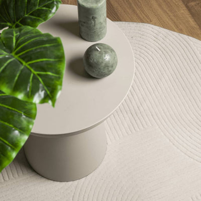 Kerma matto iza lyhytnukkainen skandinaavinen Ahad Ø 100cm