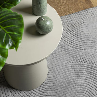 Harmaa matto iza lyhytnukkainen skandinaavinen Ahad 160x230cm