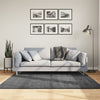 Matto OVIEDO lyhytnukkainen antrasiitti 160x160 cm
