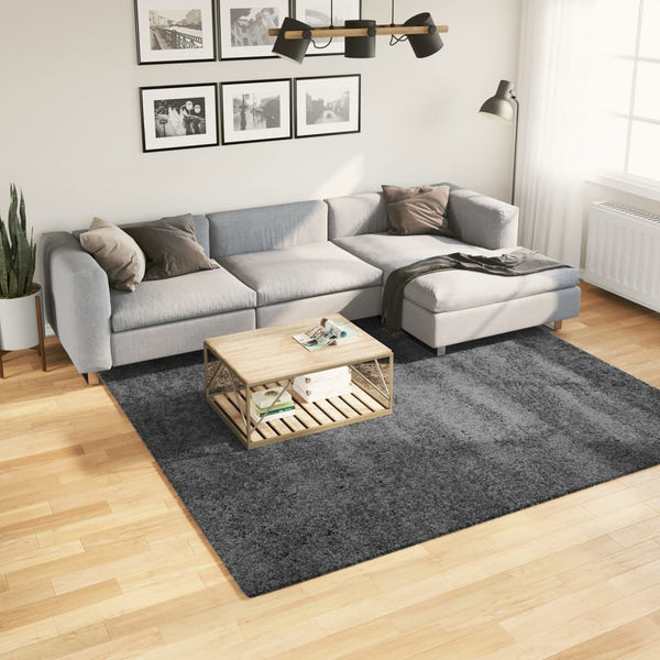 Matto OVIEDO lyhytnukkainen antrasiitti 240x240 cm