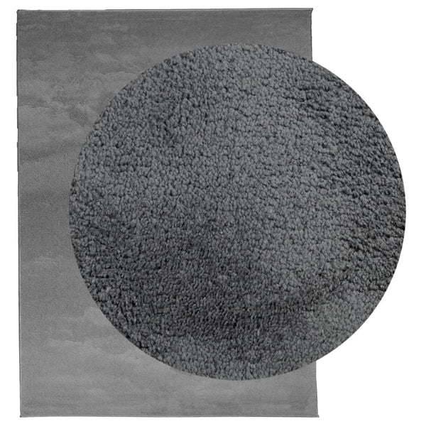 Matto OVIEDO lyhytnukkainen antrasiitti 240x340 cm