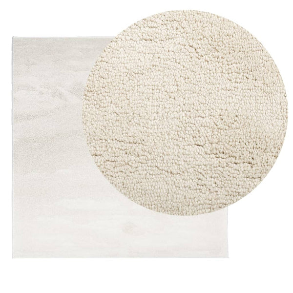 Matto OVIEDO lyhytnukkainen beige 120x120 cm