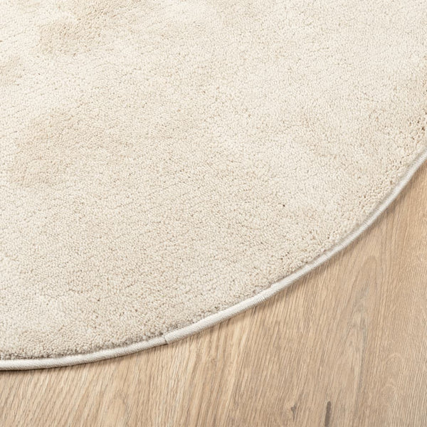 Matto OVIEDO lyhytnukkainen beige Ø 160 cm