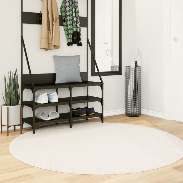 Matto OVIEDO lyhytnukkainen beige Ø 160 cm
