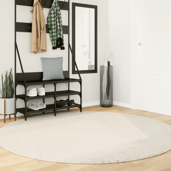Matto OVIEDO lyhytnukkainen beige Ø 200 cm