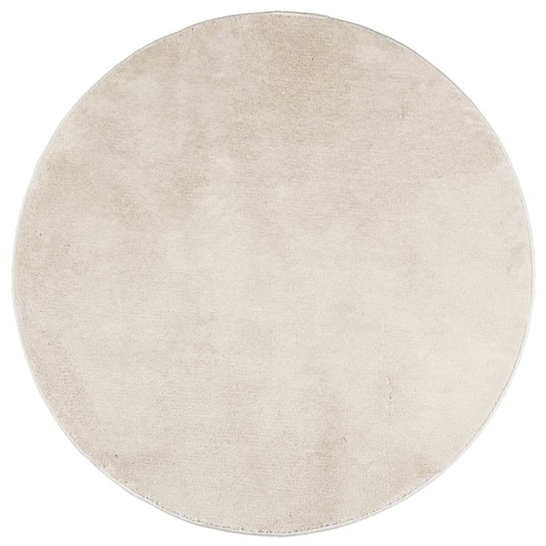 Matto OVIEDO lyhytnukkainen beige Ø 240 cm