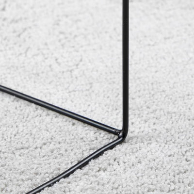 Harmaa matto oviedo lyhytnukkainen Pinkey Ø 100cm