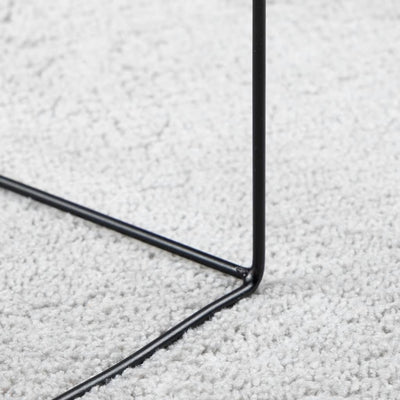 Harmaa matto oviedo lyhytnukkainen Pinkey Ø 120cm