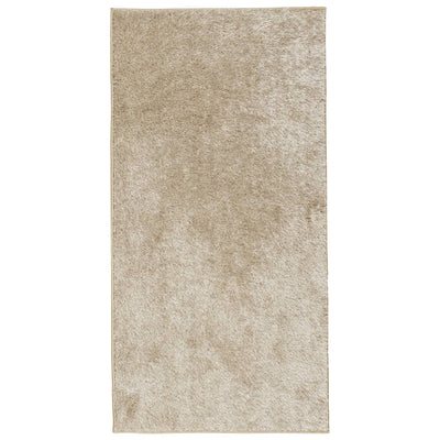 Matto ISTAN korkeanukkainen kiiltävä beige 80x150 cm