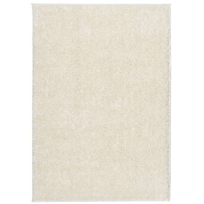Matto ISTAN korkeanukkainen kiiltävä kerma 120x170 cm