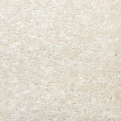 Matto ISTAN korkeanukkainen kiiltävä kerma Ø 80 cm