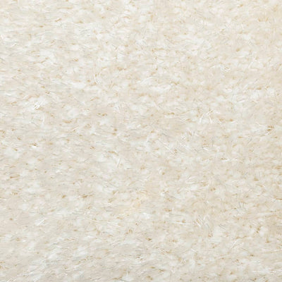 Matto ISTAN korkeanukkainen kiiltävä kerma Ø 100 cm