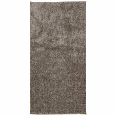 Matto ISTAN korkeanukkainen kiiltävä harmaa 100x200 cm