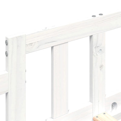 Valkoinen sohvasänky Stereana 80x200cm (mänty)