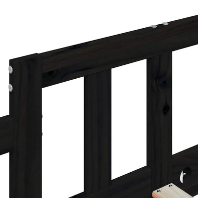 Musta sohvasänky Stereana 80x200cm (mänty)